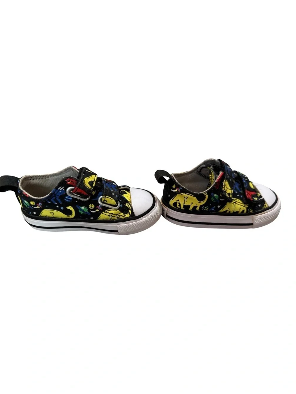 Converse Chuck Taylor All Star Low Top Dinosaur Sneakers Baby Toddler Size 4